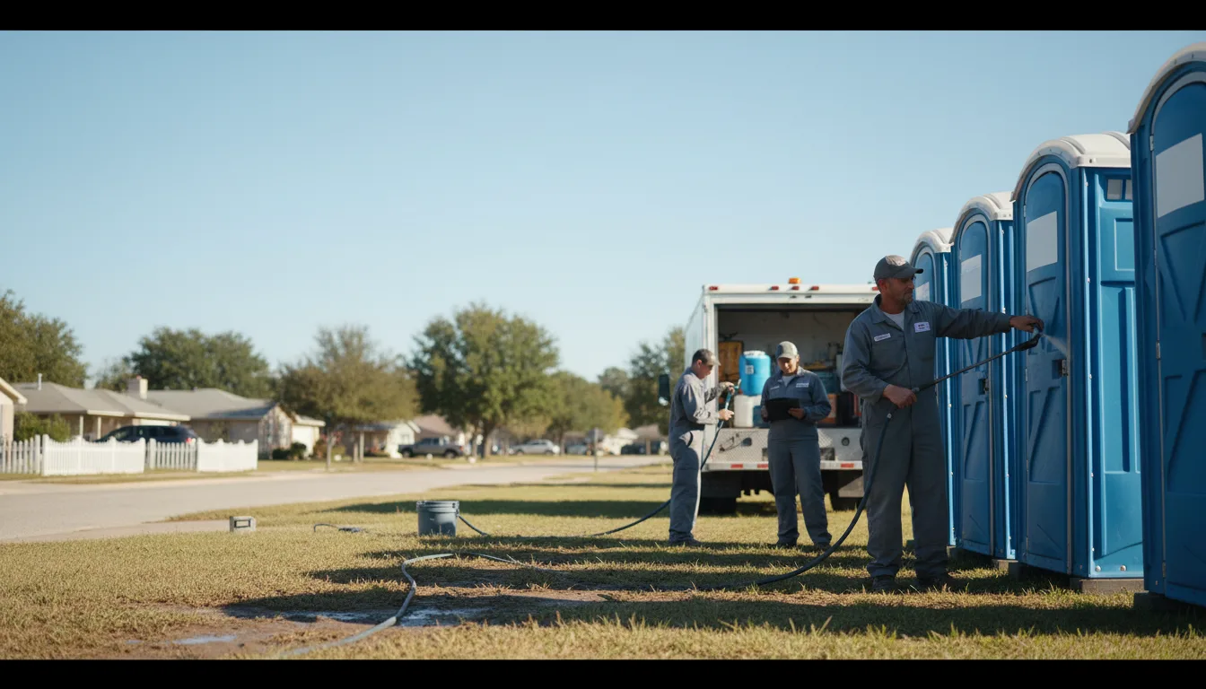Long-Term Portable Toilet Rental in Cleveland, SC near me